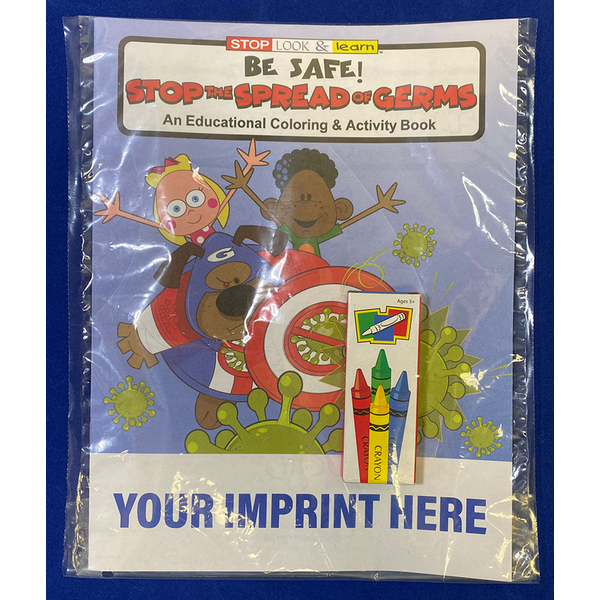Stop the Spread of Germs Coloring Book Fun Pack