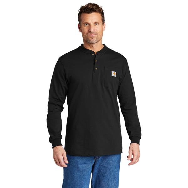 Carhartt® Long Sleeve Men's Henley Work T-Shirt