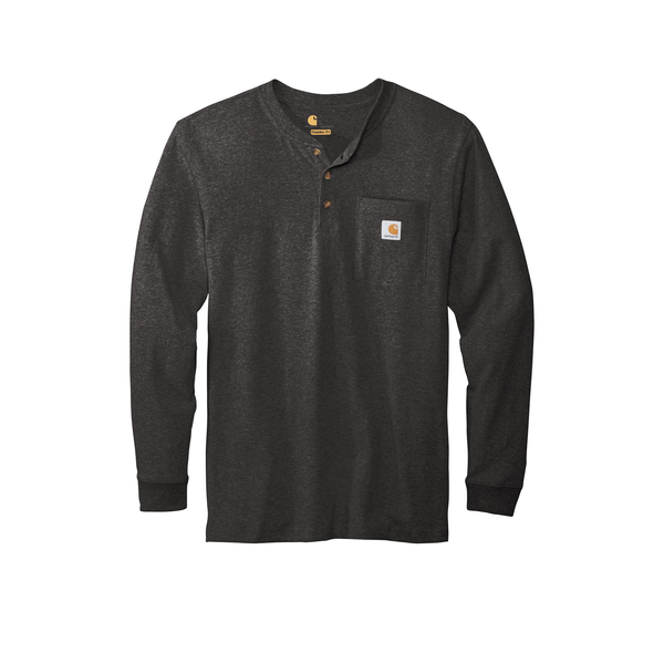 Carhartt® Long Sleeve Men's Henley Work T-Shirt