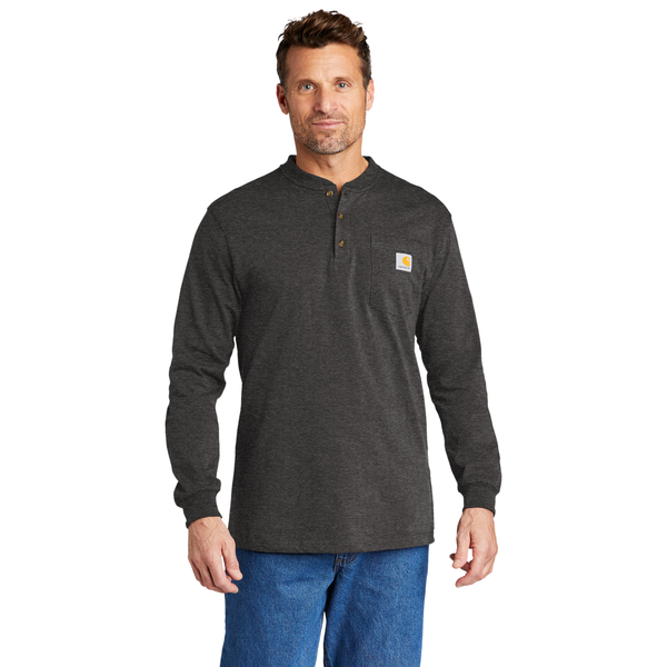 Carhartt® Long Sleeve Men's Henley Work T-Shirt