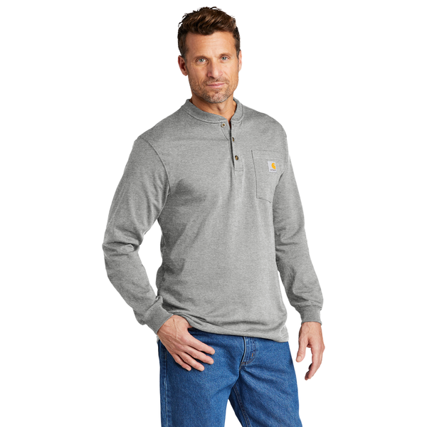 Carhartt® Long Sleeve Men's Henley Work T-Shirt