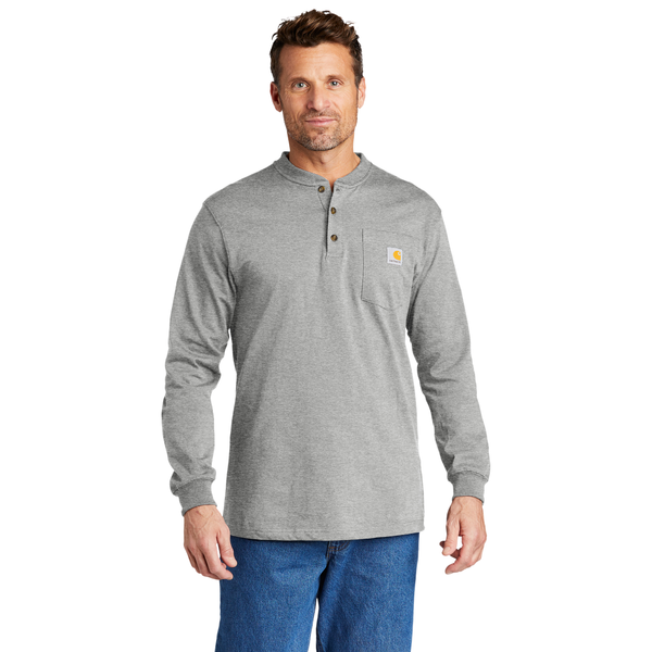 Carhartt® Long Sleeve Men's Henley Work T-Shirt