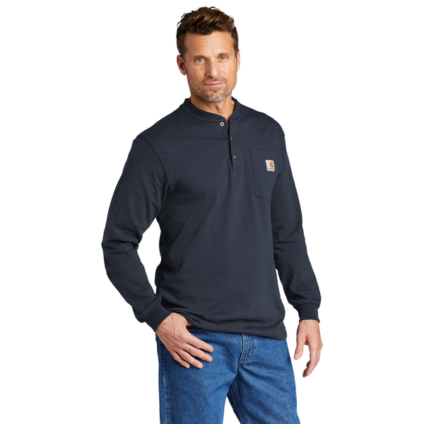 Carhartt® Long Sleeve Men's Henley Work T-Shirt