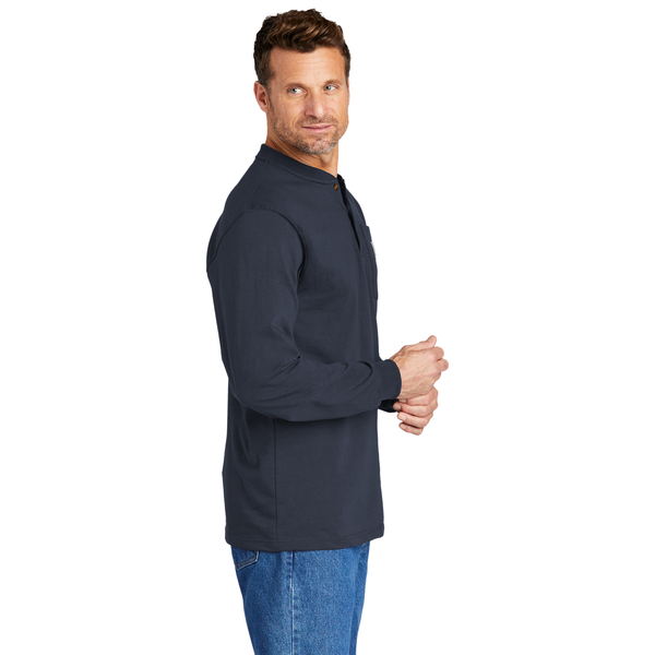 Carhartt® Long Sleeve Men's Henley Work T-Shirt