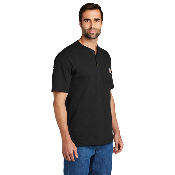 Carhartt® Short Sleeve Men's Henley Work T-Shirt
