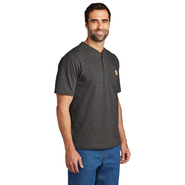 Carhartt® Short Sleeve Men's Henley Work T-Shirt