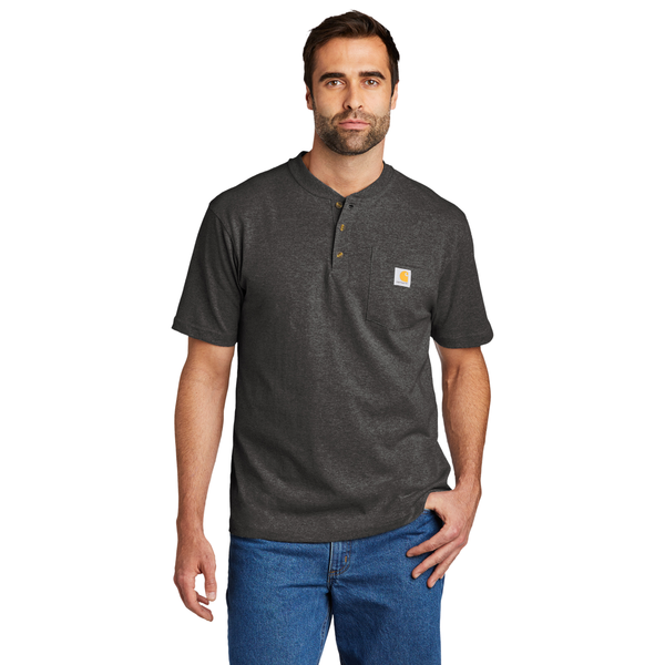 Carhartt® Short Sleeve Men's Henley Work T-Shirt