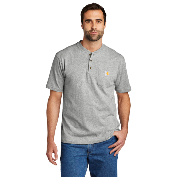 Carhartt® Short Sleeve Men's Henley Work T-Shirt