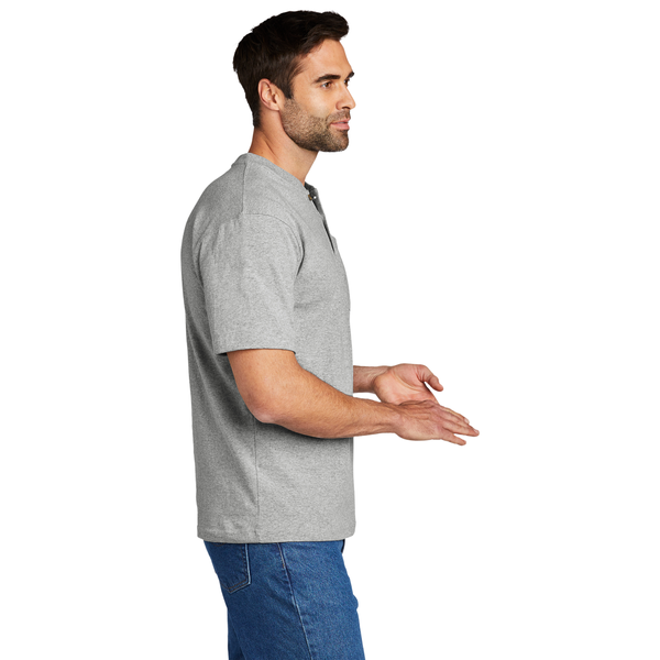 Carhartt® Short Sleeve Men's Henley Work T-Shirt