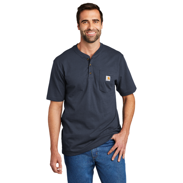 Carhartt® Short Sleeve Men's Henley Work T-Shirt