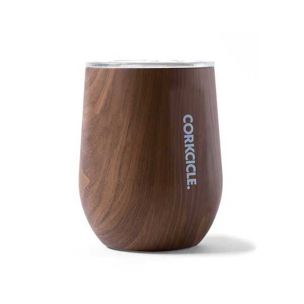 Corkcicle® Stemless Wood-Look Wine Cup, 12oz.