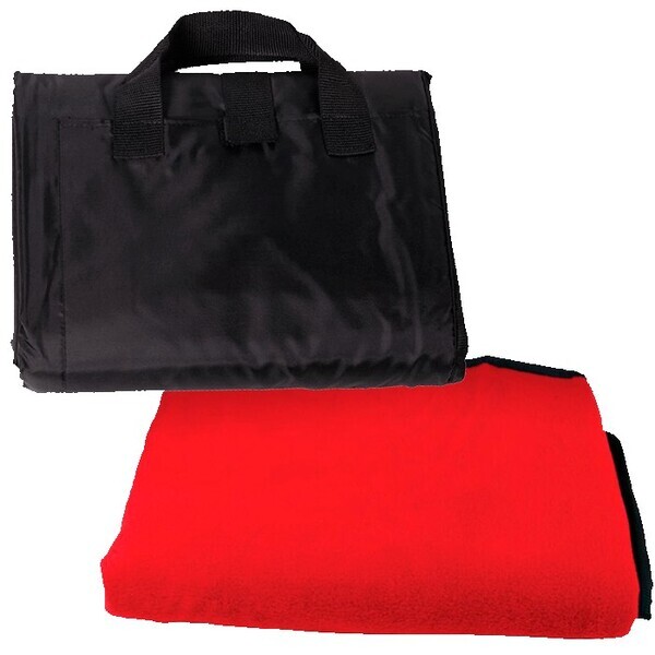 Foldable Fleece Picnic Blanket, 50" x 60"