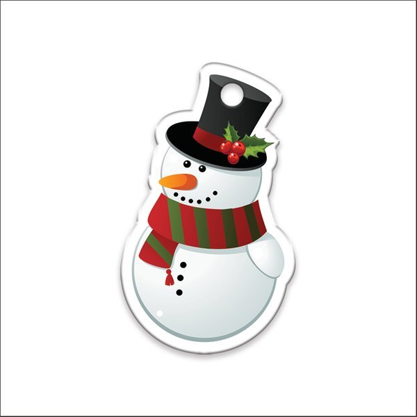 Snowman Plastic Holiday Ornament