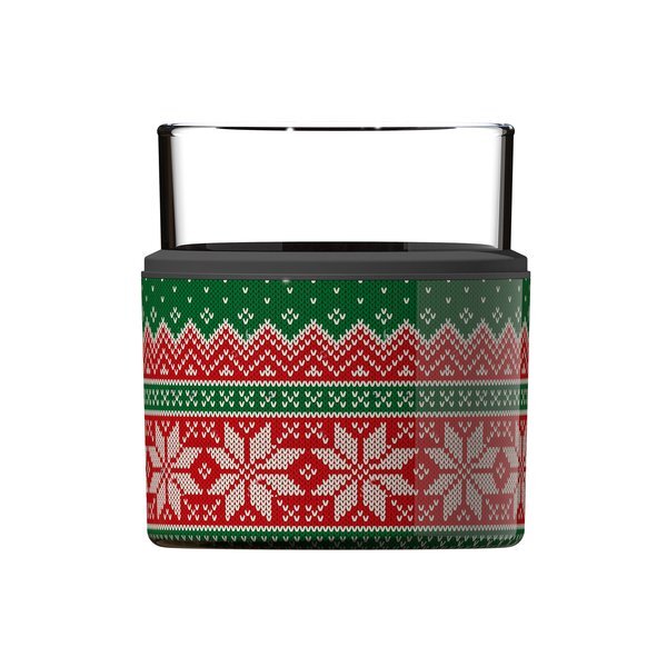 Asobu® Stainless Steel On the Rocks Holiday Kuzie & Old Fashioned Glass, 10.5oz.