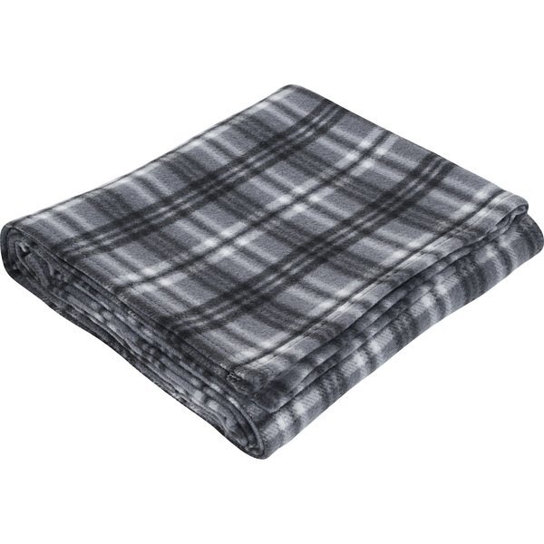 Plaid Lightweight Fleece Blanket, 50" x 60"