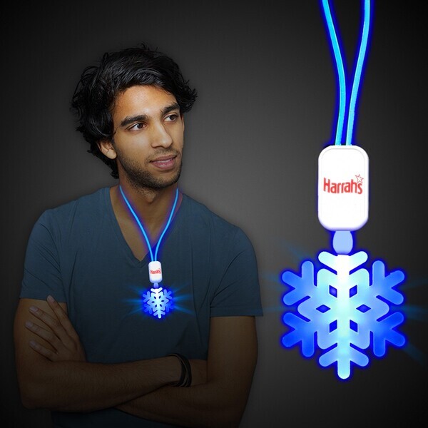 Snowflake LED Pendant Necklace