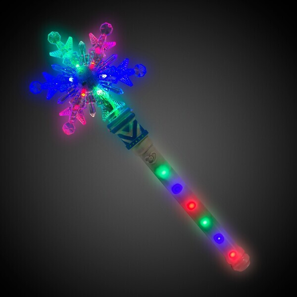 Snowflake Light Up LED Wand