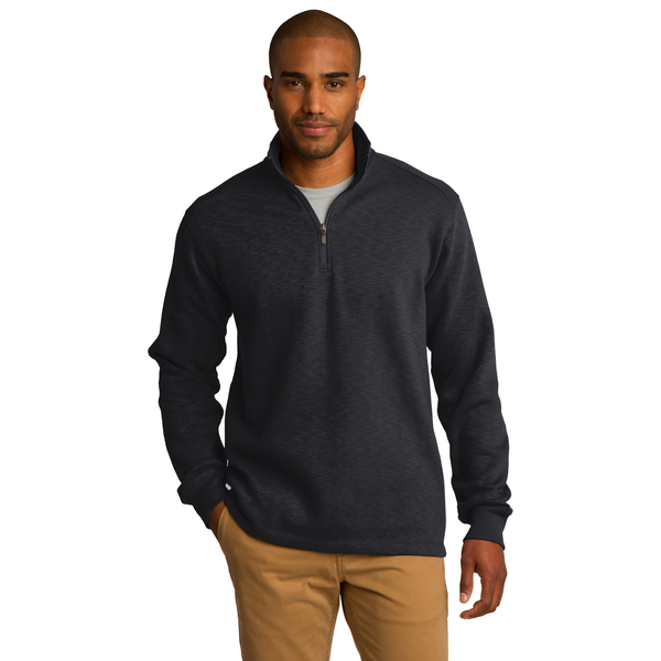 Port Authority® Slub Fleece 1/4 Zip Men's Pullover