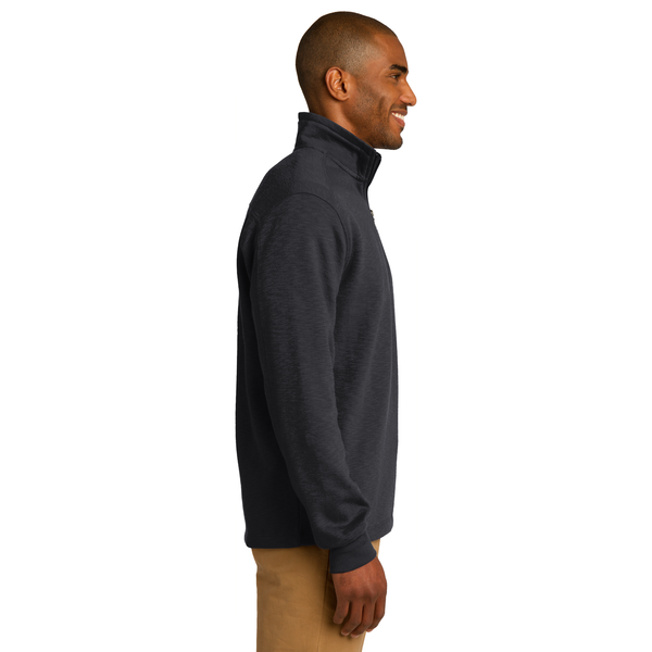 Port Authority® Slub Fleece 1/4 Zip Men's Pullover