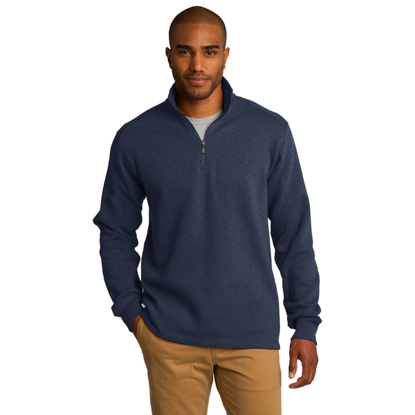 Port Authority® Slub Fleece 1/4 Zip Men's Pullover