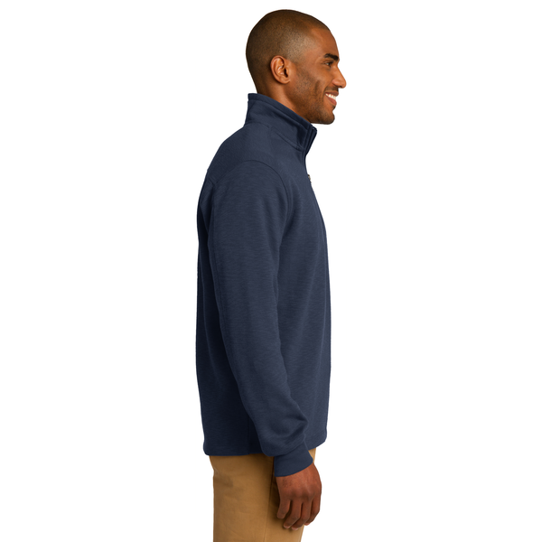 Port Authority® Slub Fleece 1/4 Zip Men's Pullover