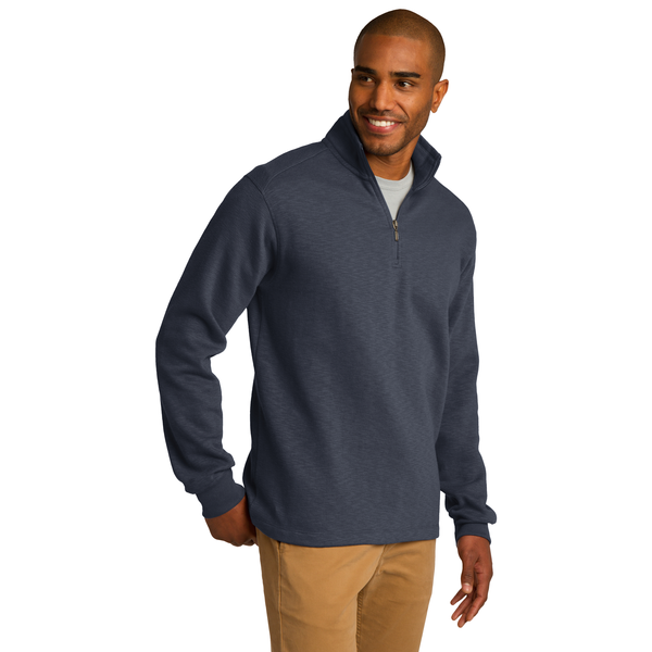 Port Authority® Slub Fleece 1/4 Zip Men's Pullover