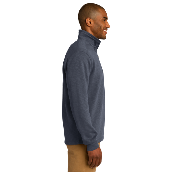 Port Authority® Slub Fleece 1/4 Zip Men's Pullover