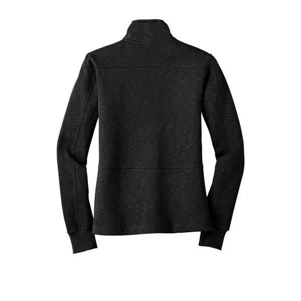 Port Authority® Slub Fleece Full Zip Ladies' Jacket