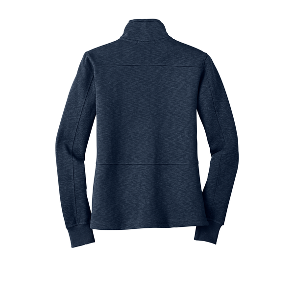 Port Authority® Slub Fleece Full Zip Ladies' Jacket