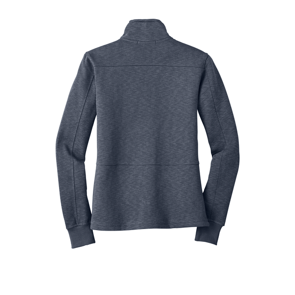 Port Authority® Slub Fleece Full Zip Ladies' Jacket