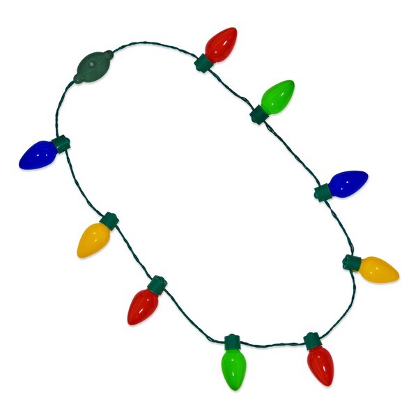 Christmas Bulb LED Necklace