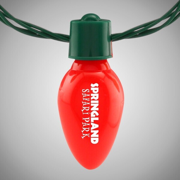 Christmas Bulb LED Necklace