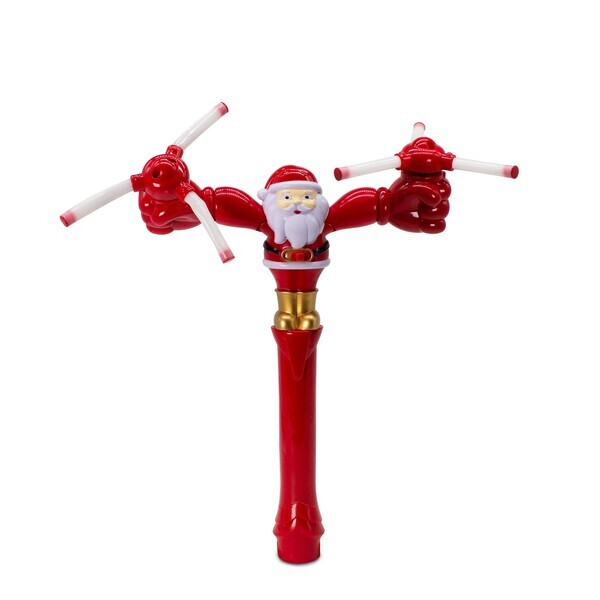 Santa Claus LED Spinner Wand