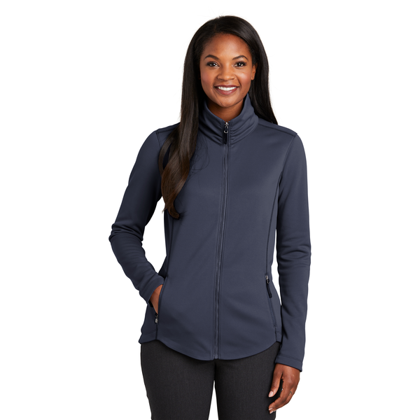 Port Authority® Collective Smooth Fleece Ladies' Jacket