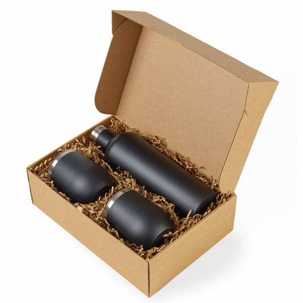 Corkcicle® Canteen & Stemless Wine Cup Gift Set