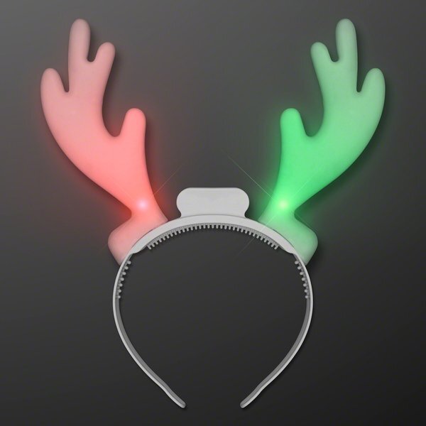 Light Up LED Reindeer Antler Headband