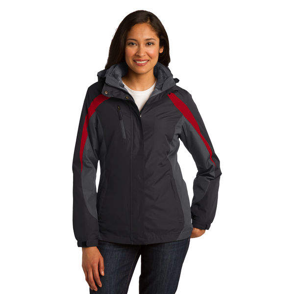 Port Authority® Colorblock 3-in-1 Ladies' Jacket