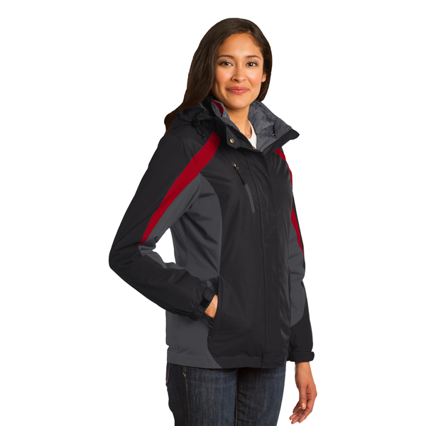 Port Authority® Colorblock 3-in-1 Ladies' Jacket