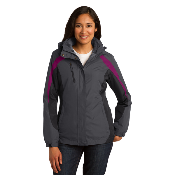 Port Authority® Colorblock 3-in-1 Ladies' Jacket