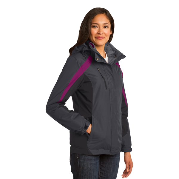 Port Authority® Colorblock 3-in-1 Ladies' Jacket