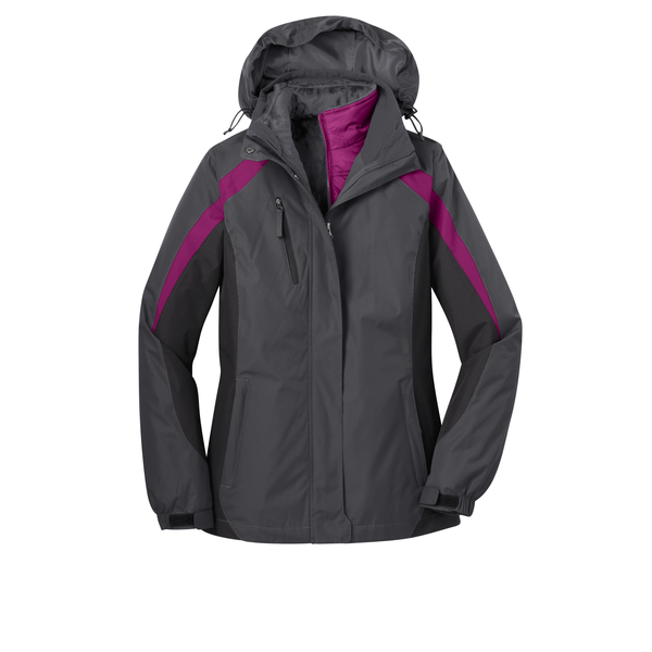 Port Authority® Colorblock 3-in-1 Ladies' Jacket
