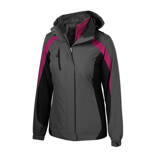 Port Authority® Colorblock 3-in-1 Ladies' Jacket