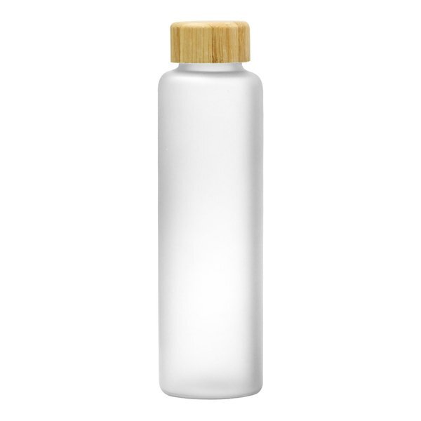 Belle Glass Bottle with Bamboo Lid, 20oz.