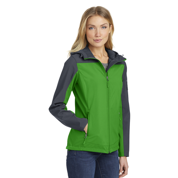 Port Authority® Hooded Core Soft Shell Ladies' Jacket