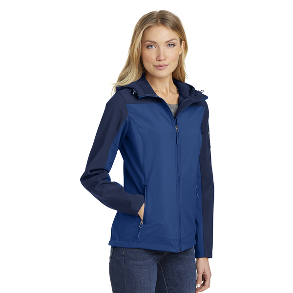 Port Authority® Hooded Core Soft Shell Ladies' Jacket