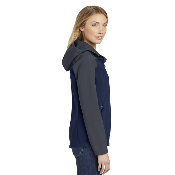 Port Authority® Hooded Core Soft Shell Ladies' Jacket