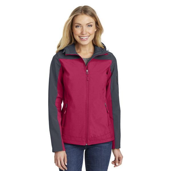 Port Authority® Hooded Core Soft Shell Ladies' Jacket