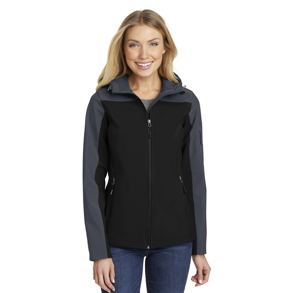 Port Authority® Hooded Core Soft Shell Ladies' Jacket