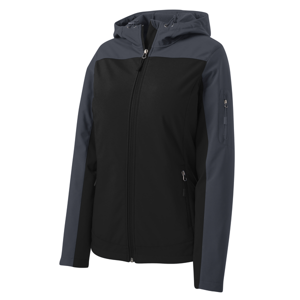 Port Authority® Hooded Core Soft Shell Ladies' Jacket