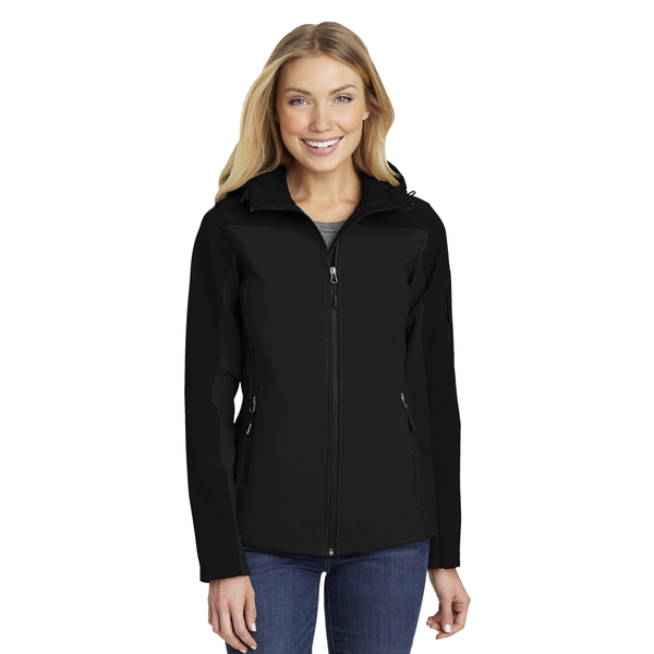 Port Authority® Hooded Core Soft Shell Ladies' Jacket
